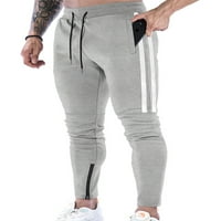 Muške pantalone za crtanje klasične fit jogger harem hlače na srednjem struku prozračne fitness duge