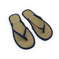 Flip flops žene ravne papuče ugodne neklizne sandale tihi bambus rattan flip flop