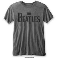 The Beatles Unise Fashion Majica: Drop T Logo