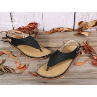 Sandale za potporu luka Žene Flip Flops Theng T-Strap Papuče Dame Ljetna gležnjača Ležerne cipele