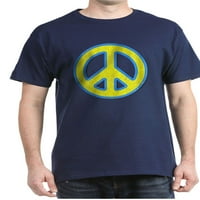 Cafepress - Ukrajinska zastava Ukrajinski mirovni simbol mira - pamučna majica