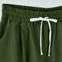 Fnohy kratke hlače za žene čišćenje kratkih hlača Jedno modno perjemsko ispisano kratke hlače od kapriza