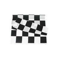 90x Racing signal zastava Navijač za zastavu Sportska igra Dodatna oprema Crno-bijela mreža Smoštava