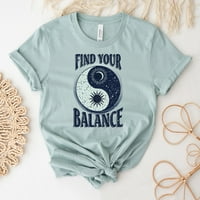 Pronađite svoju majicu Yoga Majica Motivacijski poklon Boho košulje Inspirativno meditacija samoposluga