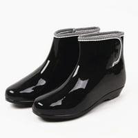 Jahanje čizme Rain Boots Outdoor mama široke telefne čizme za žene Jesenski čelični nožni cipele za
