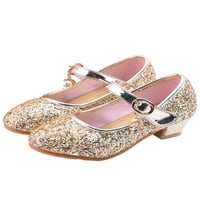 Bellella Kids Princess cipela za cipele sa sandalama na petu Chunky Mary Jane slatka haljina cipele