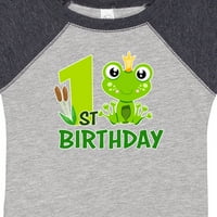 Inktastic 1. rođendan Prince Frog poklon baby bodysuit