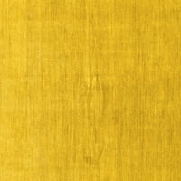 Ahgly Company Indoreni pravokutnik Sažetak žuti modernim prostirkama područja, 2 '4 '