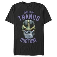 Muška marvel Halloween Thanos CoustUMe grafički tee crni veliki