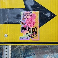 Angdest Club Holografske naljepnice naljepnica Pisma Mexico Hola Premium vodootporna za la