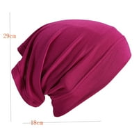 Wiueurtly klizanje na predvezanim šalki za glavu žeće turban kape glava za glavu za glavu za žene djevojke