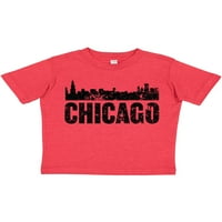 Inktastic Chicago Skyline Grunge poklon mališač majica ili majica mališana