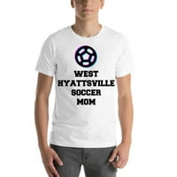 Tri icon West Hyattsville Soccer Mama Skraćena pamučna majica kratkih rukava po nedefiniranim poklonima
