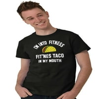 IM u fitness taco u mojim ustima teretana muške grafičke majice majice ties brisco marke 3x