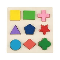 Geometrijska edukativna igračka, igračka geometrijska zgrada, šareni velikodušni ekološki siguran elegantan za dječji vrtić predškolski vrtić