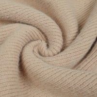 Zunfeo Ženski džemper odijelo - seksi udobni pleteni vrhovi dugih rukava za slobodno vrijeme na vrhu