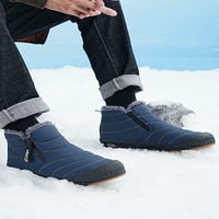 Unizne čizme za snijeg vanjske zimske čizme plišane obloge tople cipele ravne čizme gležnjače ženske