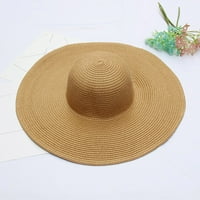 Ljetni šeširi za žene široka dimennja strana šešir za plažu dame dame za sunčanje Sklopive dame šešire za slobodno vrijeme dnevno kapice