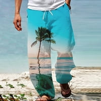 Muške hlače Ljetna plaža Hipie harem hlače Baggy Boho Yoga Hawaiians Ležerne prilike Dropt Crotch Boys