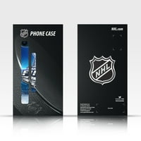 Dizajni za glavu Službeno licencirani NHL Toronto javorov list puck tekstura kožna knjiga novčanik kućišta