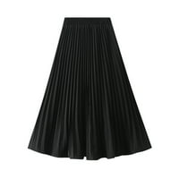 Ženska suknja za žene i ljetna elastična struka Slim Long Line suknja Žene Swim suknja Plus size Denim