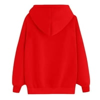 Ženska bluza Radna odjeća TUNIKA LASE TOP FASH FASHONG Džepne rukavice s dugim rukavima Crveni XL