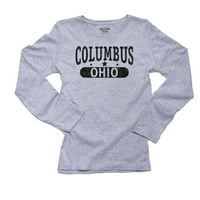 Trendy Columbus, Ohio sa zvijezdama Ženska majica dugih rukava