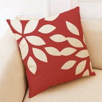 Kućni dekor Crveni geometrijski bacanje Jastučni jastučni jastučni navlake