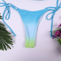 Penskeiy Women Sexy dvodijelni zavoj Bikini ispis kupaći kostimi kupalište za kupaće odjeću Ženska plaža