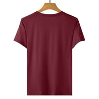 Ženska majica Bescita Tees Funny Slatka majica s kratkim rukavima Smiješna štampačka košulja Pismo Ispis