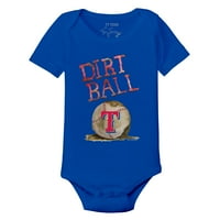 Dojenčad Tiny Turpap Royal Texas Rangers Dirt Ball Bodysuit
