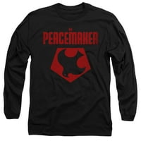 Peacemaker logotip unise odraslih dugih rukava majica