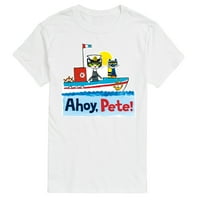 Pete mačka - Ahoy Pete - grafička majica kratkih rukava kratkih rukava