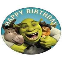 Jestivi točki za torte - Shrek, magarac i puss tematske rođendane kolekcija jestivih ukrasa za torte