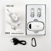U bežičnim ušni oklopovima za ulefon za napajanje sa impunzivnim zvukom True 5. Bluetooth slušalice