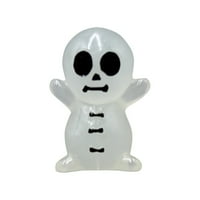 Cuoff Početna Dekor igračke Halloween Resin Svjetlosni ukras Ghost kostur