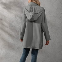 Frehsky jakne za žene Ženske žene kišne jakne kabanica vodootporna lagana vjetra Podesivi vjetrovinski