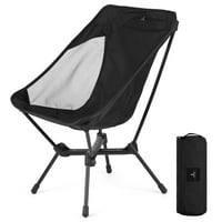 Ultralight Folit Kamp stolica s podesivom visinom Prijenosna stolica za ruksak za bbqs Piknike Pješački