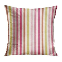 Šarene apstraktne obojene smeđe ružičaste žute pruge prekrasna cheerful dječja boja jastučna jastučna