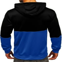 Avamo muns sport pulover duksev u boji uboda casual dugim rukavima s dugim rukavima s džepovima