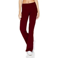 Labakihah joga hlače Ženska casual pune boje tanke labave joge hlače široke sportske hlače za noge