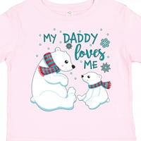 Inktastic moj tata voli - sladak Polarni medvjedi poklon mališani dječak ili majica mališana
