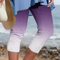 Capri gamaše za žene Ležerne prilike Ležerne prilike na rastezanju rasteretne hlače u obliku struka