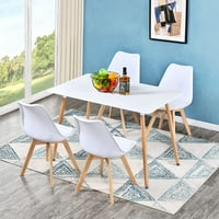 Bijeli trpezarijski stol Modern Kuhinjski stol za trpezariju Trpezarijski stol 44 28 za malu Sapce 4-