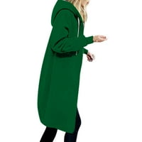 Ženska jakna Jesen Zimske ponude dugačak dukseri, ženski zimski džemper srednje dužine plus veličina