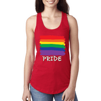 Ponos šarene duge zastava Logo LGBT Pride Ladies Racerback Tank top