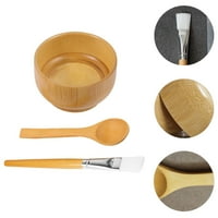 Bambusova mješavina posude za zaštitu kože lica za miješanje zdjelice DIY mini kozmetički alat