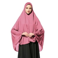 Zzwxwb šalovi za žene Ženska Khimar spremna za nošenje duge hijaba sa vinom sa šal xxl