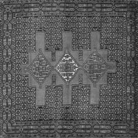 Ahgly Company Zatvoreni pravokutnik Perzijski sivi tradicionalni prostirci, 7 '9 '