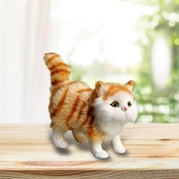 Mini minijaturne simulacije mačke, rođendanski poklon za obrtni zanat slatki mali životinjski model